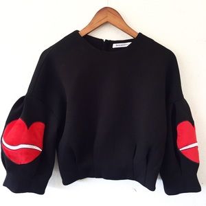 Avante Garde Bequeenstory Black Heart Top